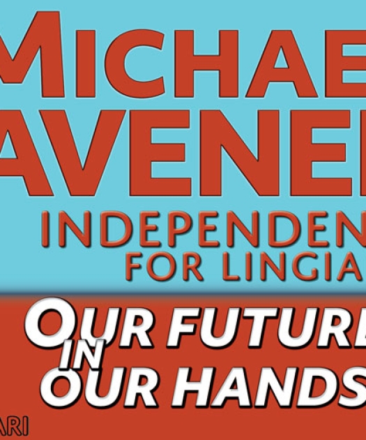 Vote 1 Michael Gravener, Independent for Lingiari, Our Future in Our Hands